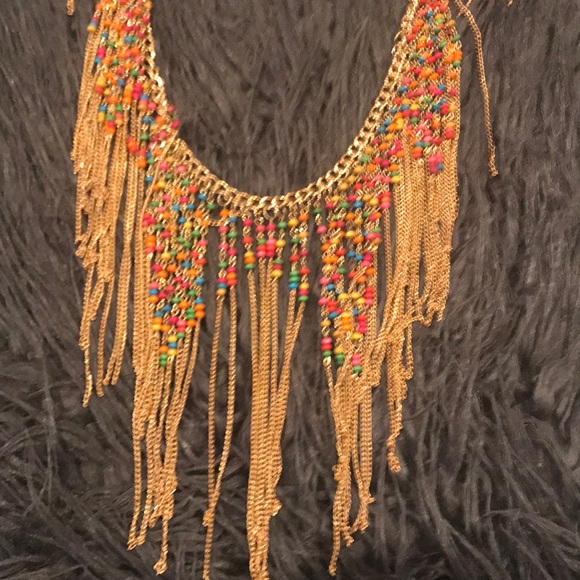 Beautiful multi color beads necklace - Picture 3 of 3